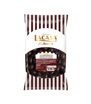 Almendra con chocolate negro 1 kg Lacasa
