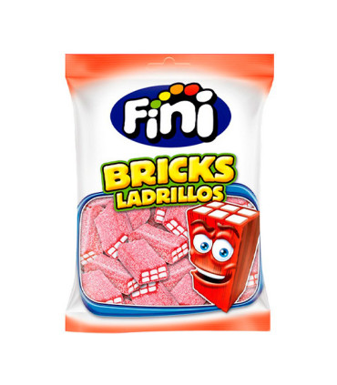 Ladrillos Fresa Pica 90 g (12 ud) Fini