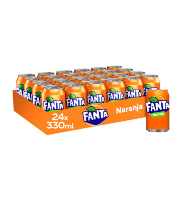 Fanta Naranja 330 ml (24 ud)