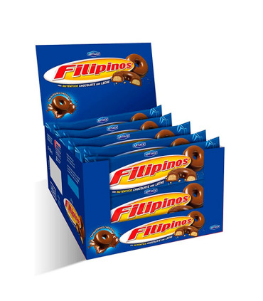 Filipinos chocolate con leche 1,40€ 128 g (12 ud)