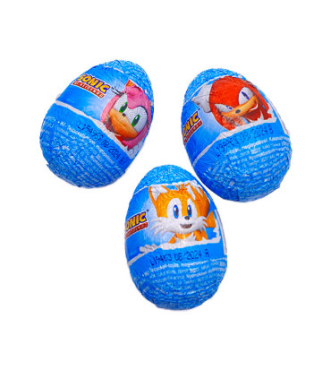 Huevos Chocolate Sonic 24 ud Bip Candy