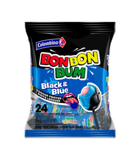 Bon Bon Bum Black & Blue 17 g (24 ud) Colombina