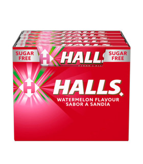Halls Sandía sin azúcar 20 ud Mondelez