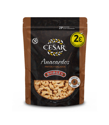 César Anacardos 80 g (8 ud) Borges