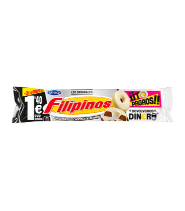 Filipinos blancos 128 g (12 ud) Artiach