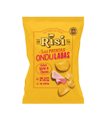 Ondulada York Queso Familiar 125 g (9 ud) Risi