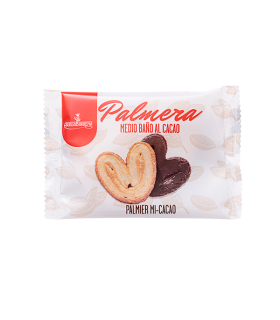 Palmera medio baño de chocolate de Arruabarrena 35 gr (20 Ud)