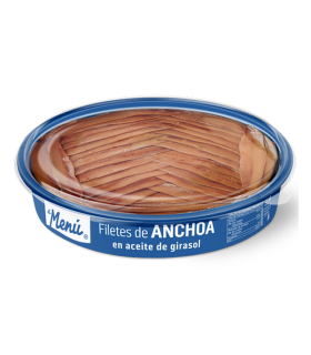 Anchoa en aceite de girasol 670 g El Menú