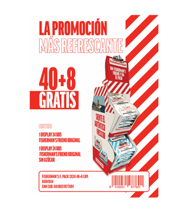 Lote Fisherman's 40 + 8 gratis Chupa Chups