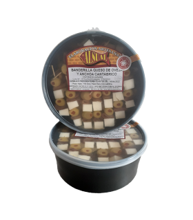 Banderilla de queso de oveja y anchoa 700 g (20 ud) Alsual
