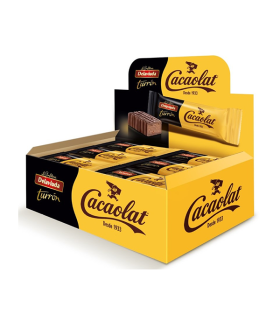 Barritas de Turrón Cacaolat 23 g (24 ud) Delaviuda