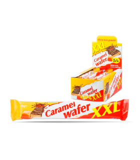 Wafer XXL Caramel 70g (24 ud) Borovets