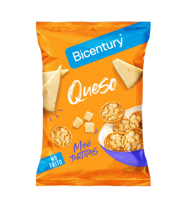 Mini Tortitas Queso 70 g (7 ud) Bicentury