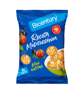 Mini Tortitas Receta Mediterránea 70 g (7 ud) Bicentury