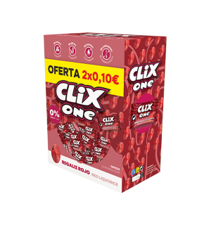 Clix One Regaliz Rojo 150 ud (2 x 0.10€) Fleer