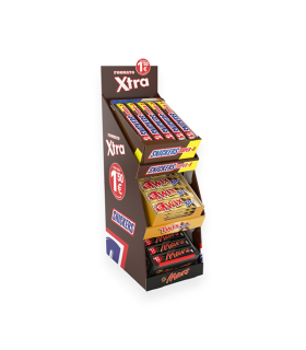 Lote Chocolatinas Super+1 Xtra 74 ud Mars