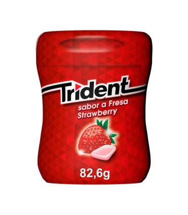 Chicles Fresa Bote (6 ud) Trident