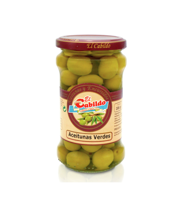 Aceitunas verdes sabor anchoa 160 g (12 ud) El Cabildo