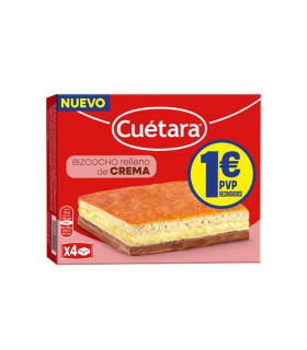 Sandwich Crema 1€ 16 ud Cuétara