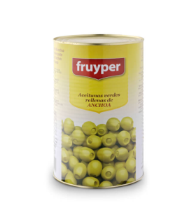 Aceituna Verde Rellena de Anchoa 2,1 kg Fruyper