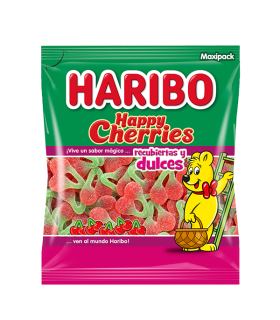 Maxipack Happy Cherries Azúcar 1 kg Haribo