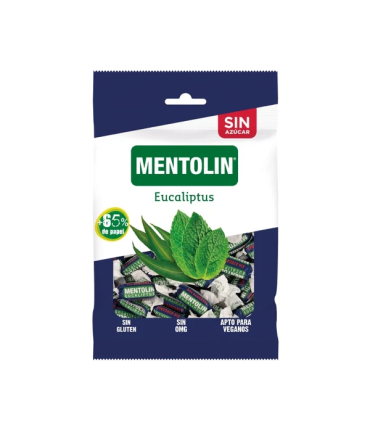 Mentolin Eucalipto Sin Azúcar 100 g (16 ud) Lacasa