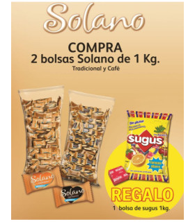 Lote Caramelos Mars 2 Solano + 1 Sugus