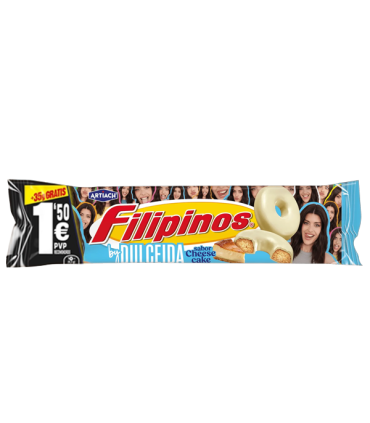 Filipinos Cheese Cake de Dulceida 1.50 € 83g + 35 g (12 ud)