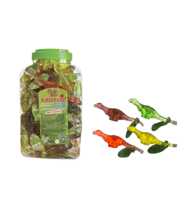 Jelly Pops Dinosaurios 40 ud Interdulces