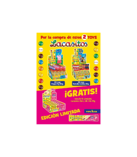 Lote Toys Patrulla Canina y Peppa Pig + Chocolatinas Rellenas Lacasa