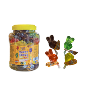 Jelly Pops Manos 50 ud Interdulces