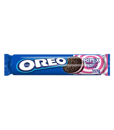 Oreo remix frambuesa y vainilla 157 g (16 ud) Mondelez