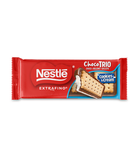 Tableta Trio Cookies & Cream 90 g Nestlé