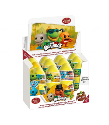 Huevo Chocolate Brainrot 24 ud Bip Candy
